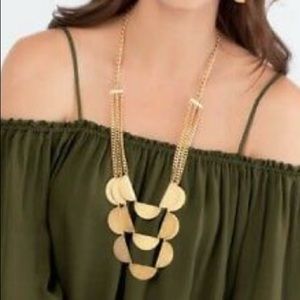 Gold Eclipse necklace